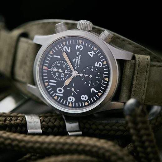 HAMILTON KHAKI FIELD AUTO CHRONO H71706830 - KHAKI FIELD - BRANDS