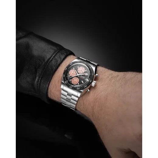 NIVADA GRENCHEN CHRONOSPORT MECAQUARTZ SALMON - AUTOCHRON - ZNAČKY