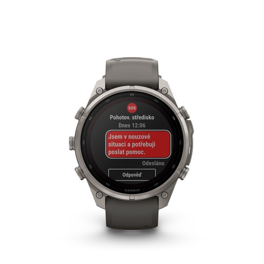 GARMIN FENIX® 9 PRO SOLAR INREACH - 47 MM, TITANIUM PEBBLE GRAY/SILVER GRAY 010-04338-01 - FENIX 9 PRO SOLAR INREACH - ZNAČKY