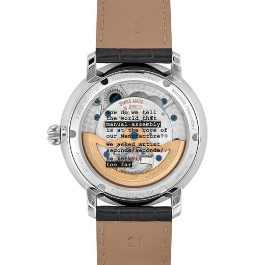 FREDERIQUE CONSTANT MANUFACTURE SLIMLINE MOONPHASE AUTOMATIC SECONDE/SECONDE/ LIMITED EDITION FC-705SOC4S6 - SLIMLINE GENTS - ZNAČKY