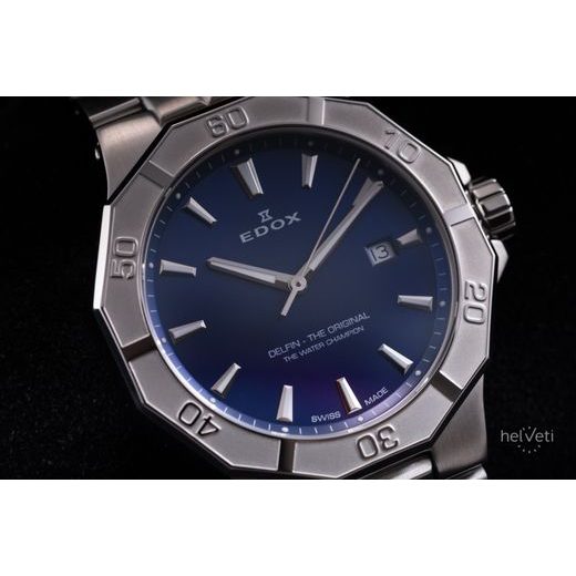 EDOX DELFIN QUARTZ DATE 53021-3M-BUIN - DELFIN - MĂRCI