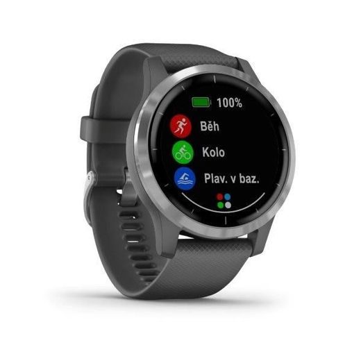 GARMIN VÍVOACTIVE4 SILVER/GRAY BAND 010-02174-03 - GARMIN - BRANDS