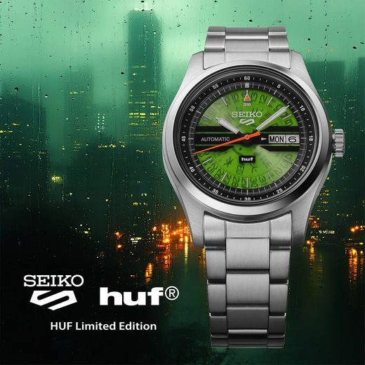 SEIKO 5 SPORTS AUTOMATIC SRPM09K1 HUF LIMITED EDITION - SEIKO 5 - ZNAČKY
