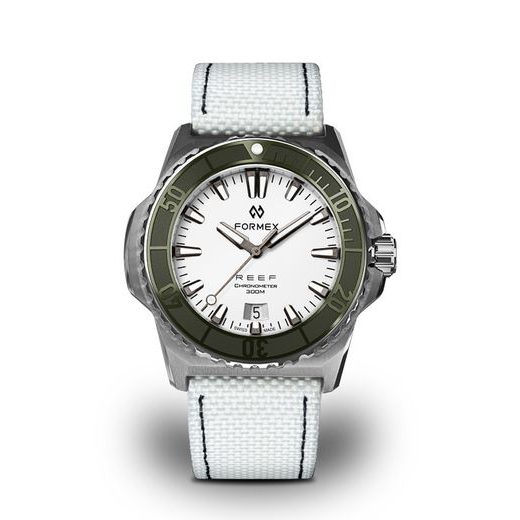 FORMEX REEF 39,5 AUTOMATIC CHRONOMETER WHITE DIAL - REEF - BRANDS