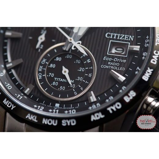 CITIZEN RADIO CONTROLLED CHRONO TITANIUM AT8154-82E - SUPER TITANIUM - ZNAČKY