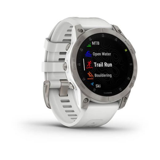 GARMIN EPIX™ PRO SAPPHIRE, TITAN/ WHITE SILICONE BAND - 010-02582-21 - EPIX - BRANDS