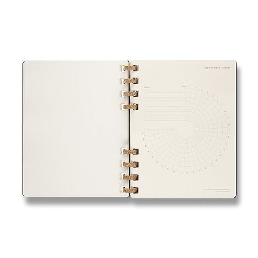 DIÁŘ MOLESKINE SPIRAL ACADEMIC 2023 ČERNÝ - TÝDENNÍ/MĚSÍČNÍ - TVRDÉ DESKY - XL 1206/5730019 - DIÁŘE A ZÁPISNÍKY - OSTATNÍ