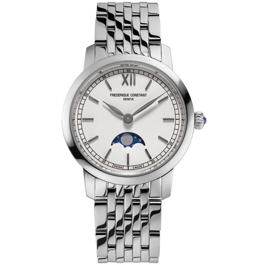 FREDERIQUE CONSTANT SLIMLINE LADIES MOONPHASE QUARTZ FC-206SW1S6B - SLIMLINE LADIES - BRANDS