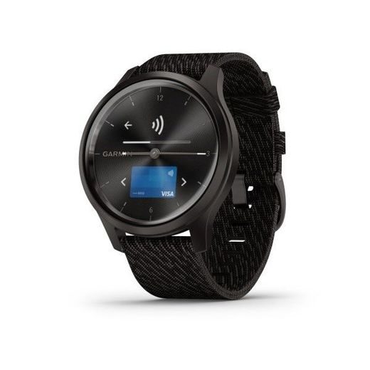 GARMIN VIVOMOVE3 STYLE, SLATE/BLACK NYLON BAND 010-02240-23 - VIVOMOVE3 STYLE - BRANDS