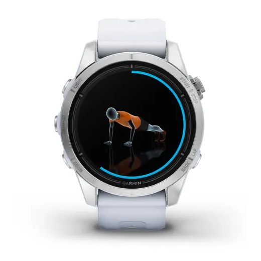 GARMIN EPIX™ PRO (GEN 2) STANDARD EDITION SILVER / WHITESTONE BAND - 010-02802-01 - GARMIN - BRANDS