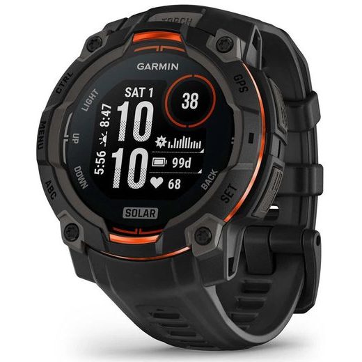 GARMIN INSTINCT® 3 – 45 MM, SOLAR ČERNÉ S ČERNÝM PÁSKEM 010-02934-00 - INSTINCT 3 - BRANDS