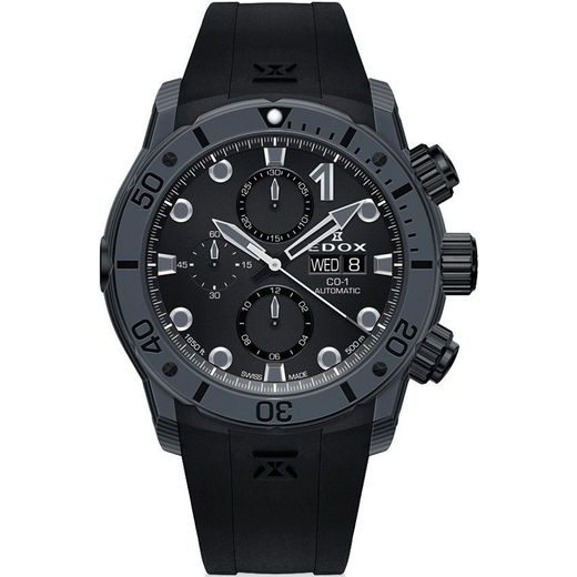 EDOX CO-1 CARBON CHRONOGRAPH AUTOMATIC 01125-CLNGN-NING - CO-1 - BRANDS