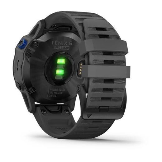 GARMIN FENIX6 PRO SOLAR, BLACK/SLATE BAND (MAP/MUSIC) 010-02410-11 - GARMIN - ZNAČKY