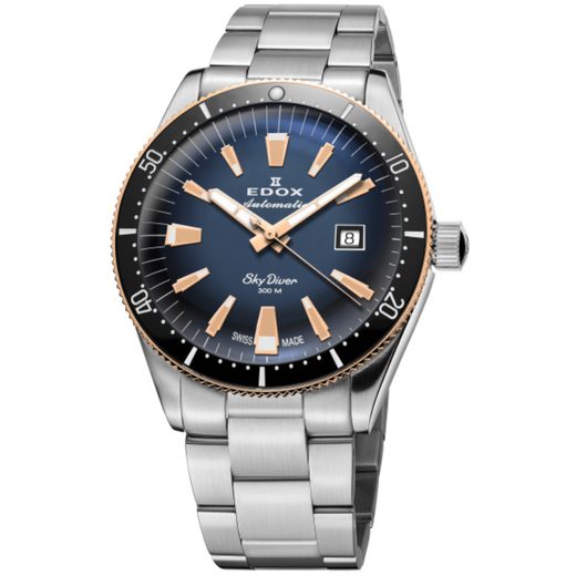 EDOX SKYDIVER DATE AUTOMATIC 80126-357RNM-BUIDR LIMITED EDITION - SKYDIVER - ZNAČKY