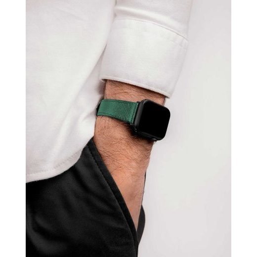 ŘEMÍNEK HIRSCH GIFFONE - TMAVĚ ZELENÝ - STRAPS - ACCESSORIES