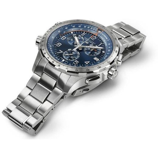 HAMILTON KHAKI AVIATION X-WIND GMT CHRONO QUARTZ H77922141 - KHAKI AVIATION - BRANDS