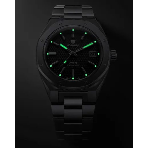 NIVADA GRENCHEN F77 BLACK DATE 41 MM - F77 - BRANDS