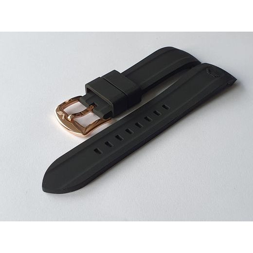 SILIKONOVÝ ŘEMÍNEK VOSTOK EUROPE PRO MODELY ROCKET N-1 - ČERNÝ/ZLATÁ SPONA - ŘEMÍNKY - OSTATNÍ