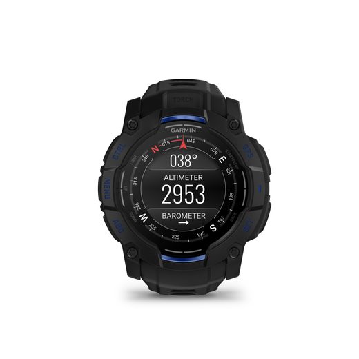 GARMIN INSTINCT® 3 – 50 MM, AMOLED BLACK S ŘEMÍNKEM BOLT BLUE / BLACK 010-03020-03 - INSTINCT 3 - ZNAČKY