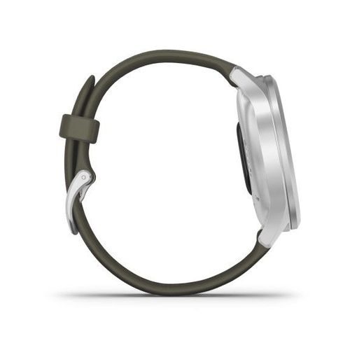 GARMIN VIVOMOVE3 STYLE, SILVER/GREEN BAND 010-02240-21 - VIVOMOVE3 STYLE - BRANDS