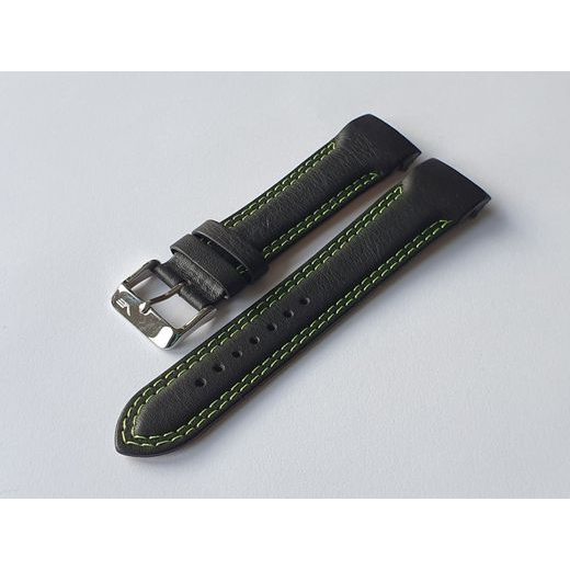 KOŽENÝ ŘEMÍNEK VOSTOK EUROPE PRO ROCKET N-1 6S21-2255253 - ZELENÉ PROŠITÍ/LESKLÁ SPONA - ŘEMÍNKY - OSTATNÍ