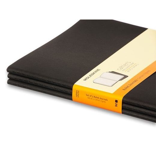 SEŠITY MOLESKINE CAHIER VÝBĚR BAREV, 3KS - MĚKKÉ DESKY - XL, LINKOVANÝ 1331/22392 - DIÁŘE A ZÁPISNÍKY - OSTATNÍ