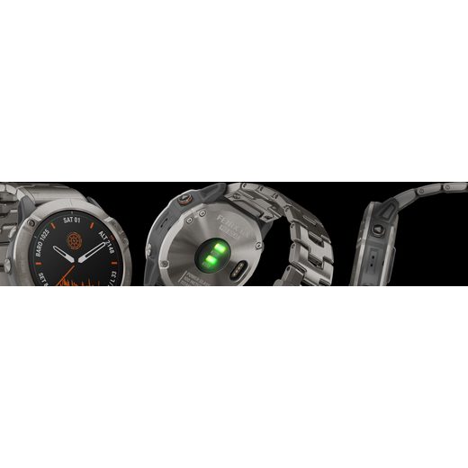 GARMIN FENIX6X PRO SOLAR, TITANIUM/TITANIUM BAND (MAP/MUSIC) 010-02157-24 - GARMIN - ZNAČKY