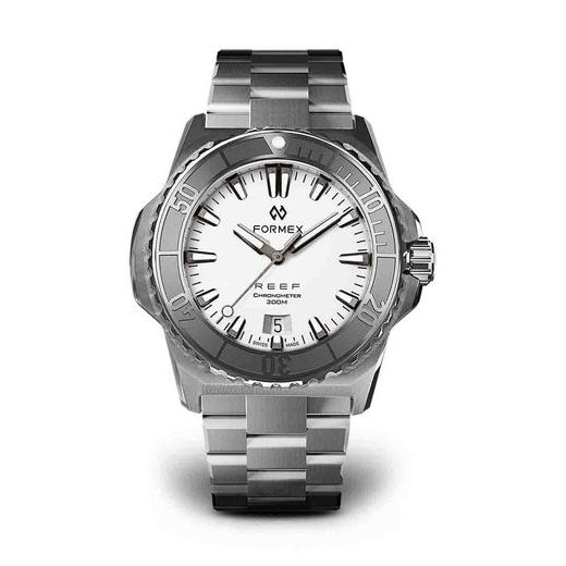FORMEX REEF 39,5 AUTOMATIC CHRONOMETER WHITE DIAL - REEF - BRANDS