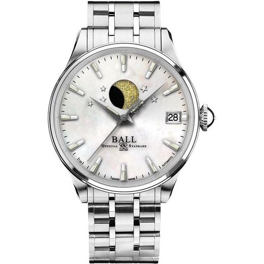 BALL TRAINMASTER MOON PHASE LADIES NL3082D-SJ-WH - BALL - BRANDS