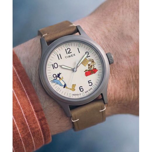 TIMEX EXPEDITION SCOUT X LOONEY TUNES WILE E. COYOTE & ROAD RUNNER TW2Y99400QY - TIMEX - BRANDS