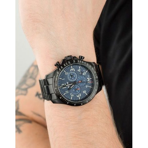 TRASER P67 OFFICER PRO CHRONOGRAPH BLUE, STEEL - HERITAGE - BRANDS