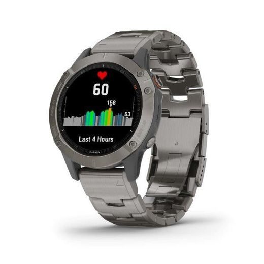 GARMIN FENIX6 PRO SAPPHIRE, TITANIUM/TITANIUM BAND (MAP/MUSIC) 010-02158-23 - GARMIN - ZNAČKY