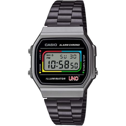 CASIO COLLECTION VINTAGE A168WEUC-1AER UNO™ COLLABORATION - CLASSIC COLLECTION - ZNAČKY
