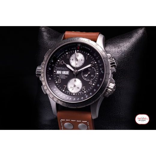 HAMILTON KHAKI AVIATION X-WIND AUTO CHRONO H77616533 - KHAKI AVIATION - BRANDS