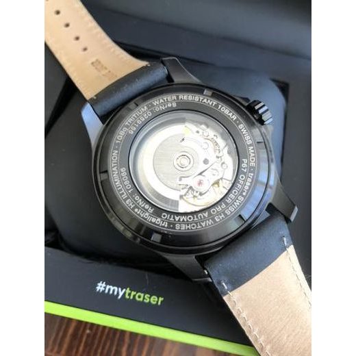 TRASER P67 OFFICER PRO AUTOMATIC BLACK KŮŽE - HERITAGE - MĂRCI