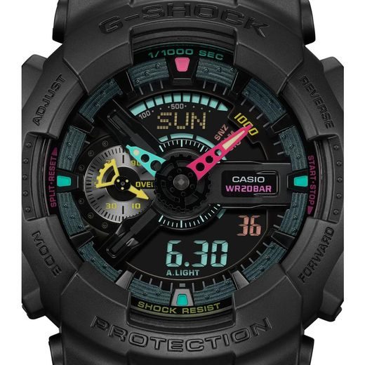 CASIO G-SHOCK GA-110MF-1AER MULTI-FLUORESCENT ACCENTS SERIES - G-SHOCK - BRANDS