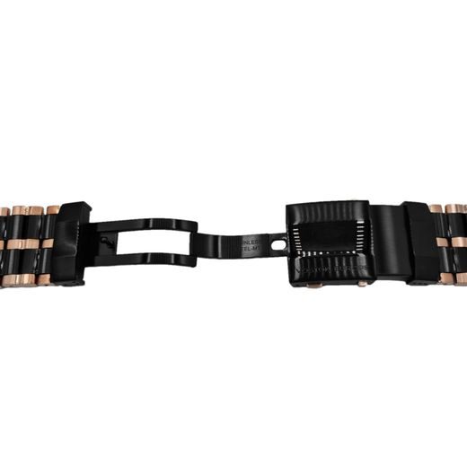 OCELOVÝ NÁRAMEK VOSTOK EUROPE S ČERNO-ZLATOU PVD ÚPRAVOU PRO MODEL ENERGIA - ŘEMÍNKY - OSTATNÍ