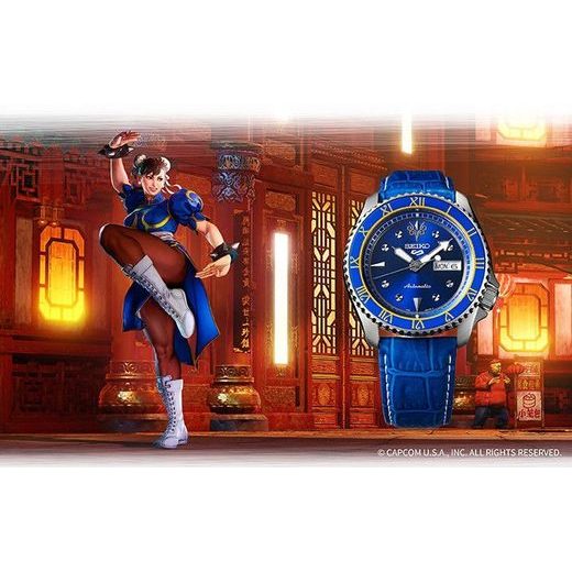 SEIKO 5 SPORTS SRPF17K1 CHUN-LI STREET FIGHTER LIMITED EDITION - SEIKO 5 SPORTS STREET FIGHTER - ZNAČKY