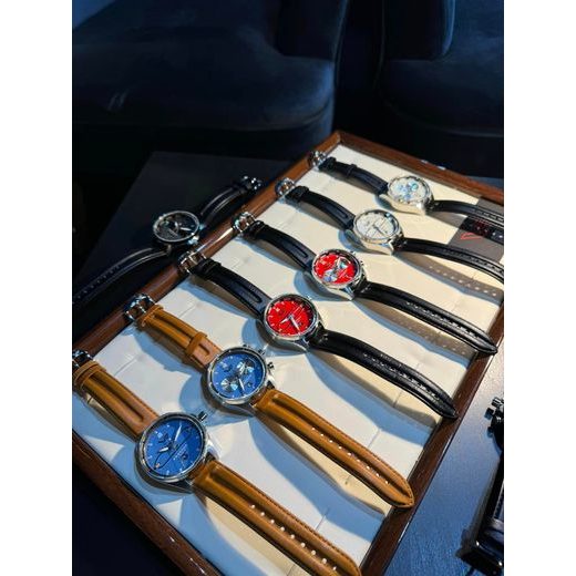 VOSTOK EUROPE LIMITOVANÁ EDICE EMBÉČKA CHRONO LINE 6S21-325A491 - ČERNÝ KOŽENÝ ŘEMÍNEK - EMBÉČKA - ZNAČKY