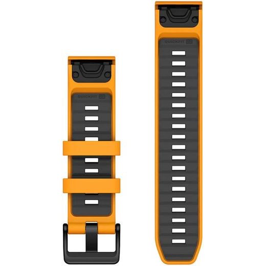 GARMIN QUICKFIT® STRAP 22MM, SPARK ORANGE/GRAPHITE SILICONE 010-13392-01 - CURELE - ALTELE