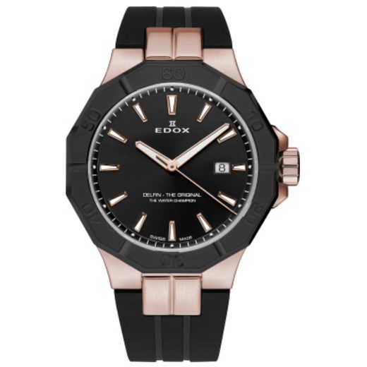 EDOX DELFIN QUARTZ DATE 53021-37RNCA-NIR - DELFIN - BRANDS