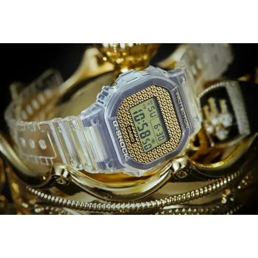 CASIO G-SHOCK DWE-5600HG-1ER GOLD CHAIN - G-SHOCK - BRANDS