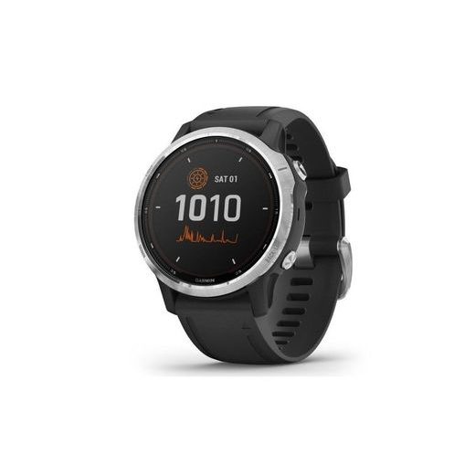 GARMIN FENIX6S SOLAR, SILVER/BLACK BAND 010-02409-00 - GARMIN - ZNAČKY