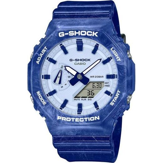 CASIO G-SHOCK GA-2100BWP-2AER BLUE PORCELAIN EDITION - CASIO - ZNAČKY