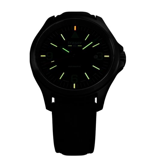 TRASER P67 OFFICER PRO AUTOMATIC BLACK KŮŽE - HERITAGE - MĂRCI