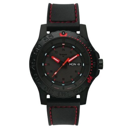 TRASER P6600 RED COMBAT STITCHED, SILICONE - TACTICAL - BRANDS