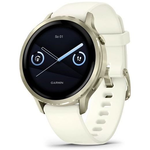 GARMIN VENU® 4 - 41 MM LUNAR GOLD / BONE SILIKONOVÝ ŘEMÍNEK 010-03013-00 - VENU 4 - ZNAČKY