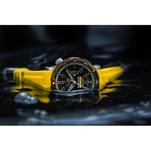 VOSTOK EUROPE BATISCAFOS AUTOMATIC NH35-511E767 - YELLOW RUBBER STRAP - BATISCAFOS - BRANDS