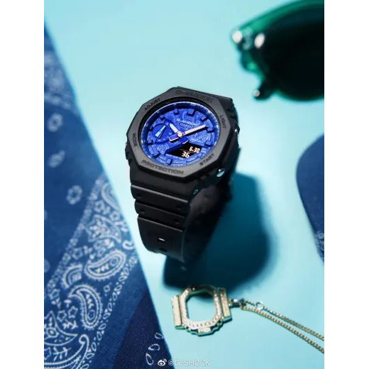 CASIO G-SHOCK GA-2100BP-1AER BLUE PAISLEY SERIES - CASIO - ZNAČKY