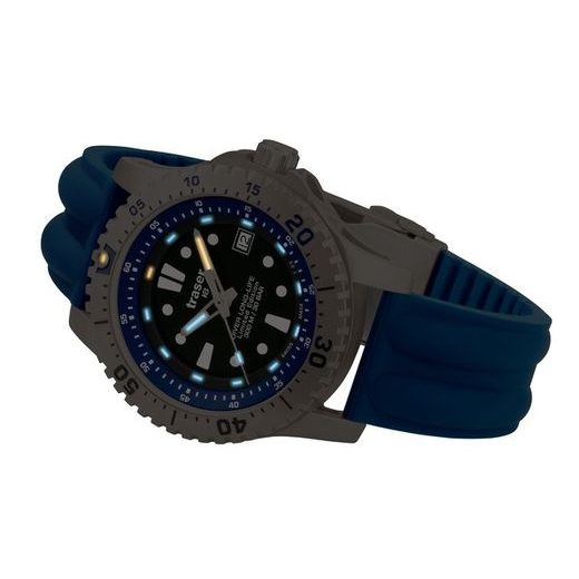 TRASER DIVER LONG-LIFE BLUE LIMITED EDITION BLUE SIL. - TRASER - BRANDS